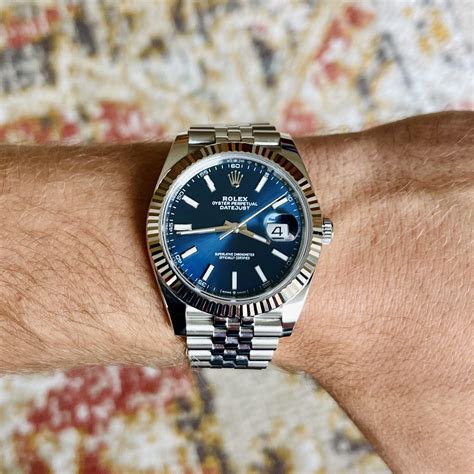 rolex day just 41 blue